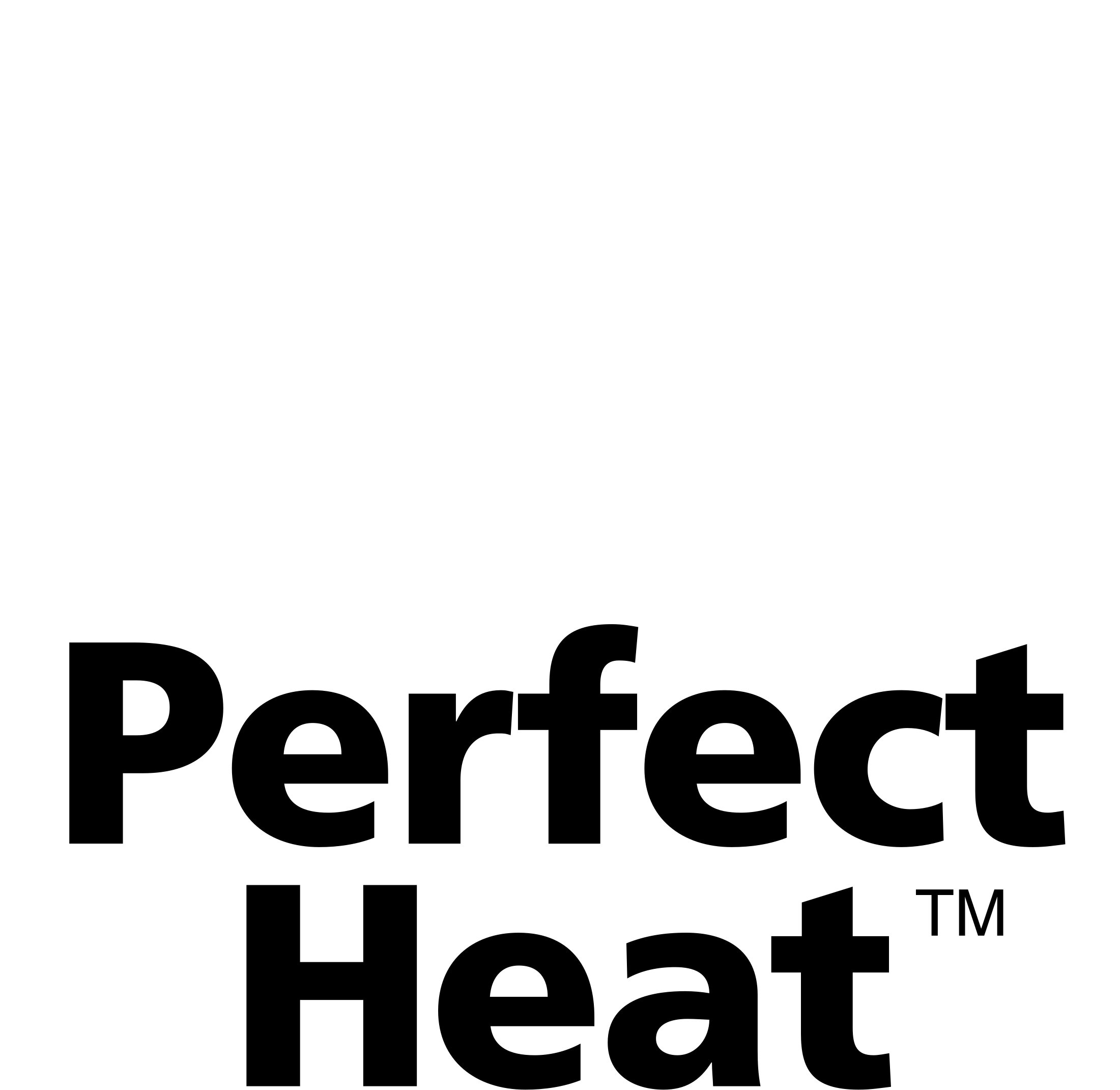 Perfect Heat Logo Black And White - Poster (2400x2400), Png Download