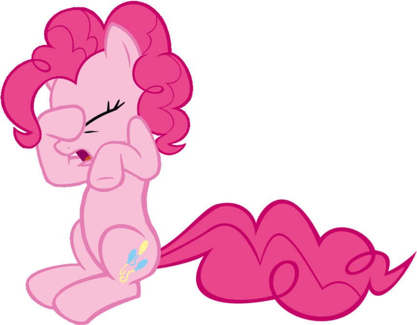 Kuren247, Earth Pony, Eyes Closed, Facehoof, Female, - Princess Pinkie Pie (900x717), Png Download