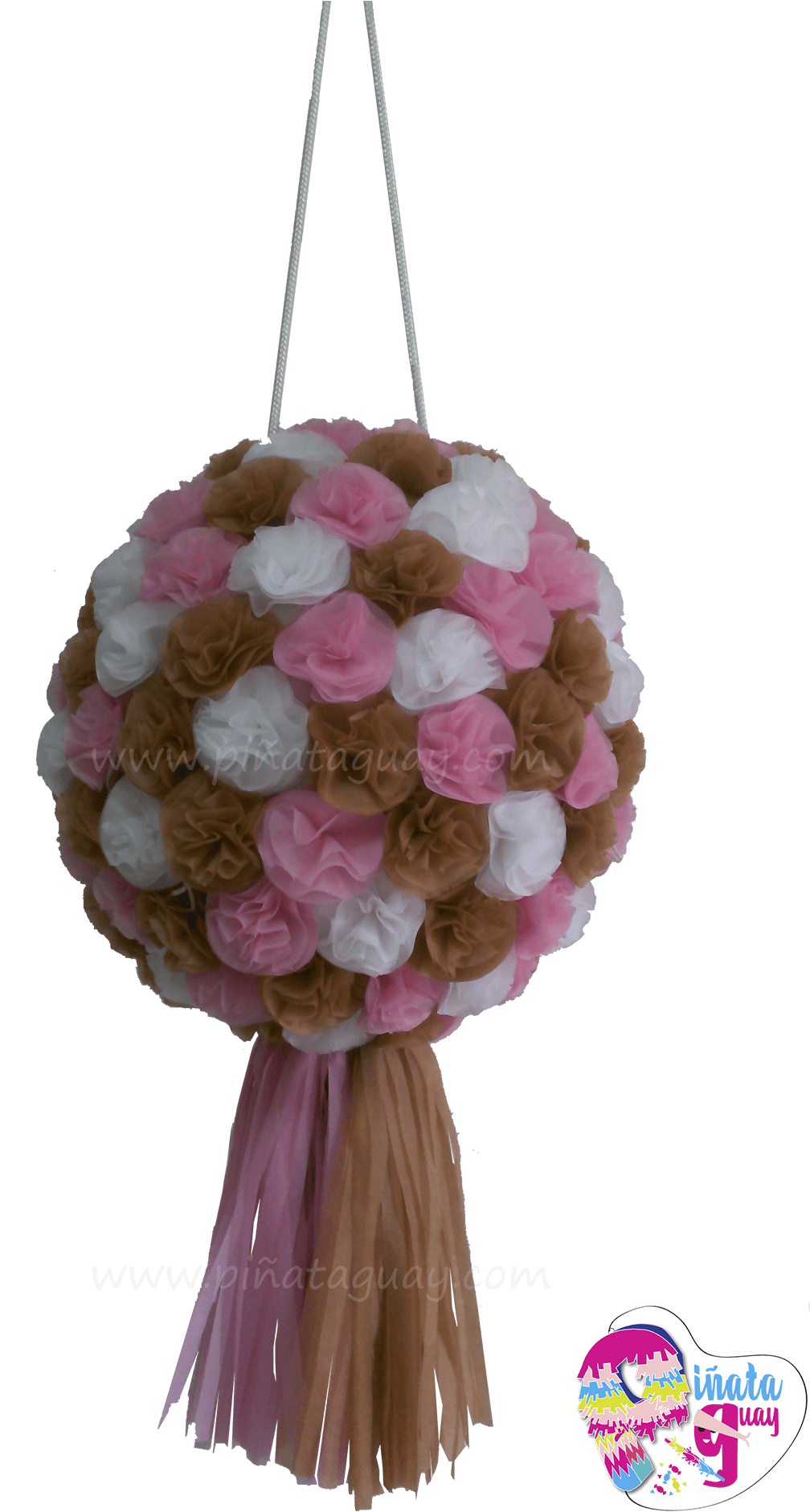 Inicio - Piñata De 4 Con Flores (2000x2097), Png Download