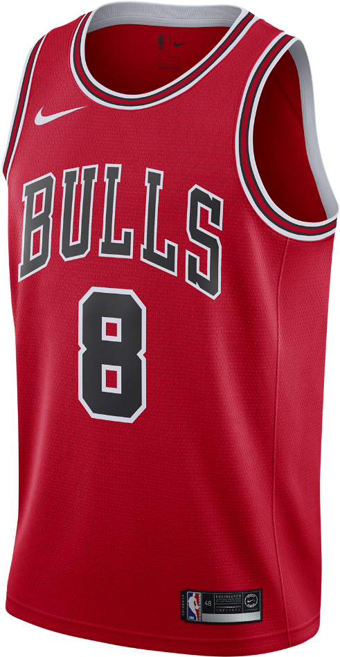 Zach Lavine Icon Edition Swingman Jersey Men's Nike - Madame Tussauds (1000x1000), Png Download