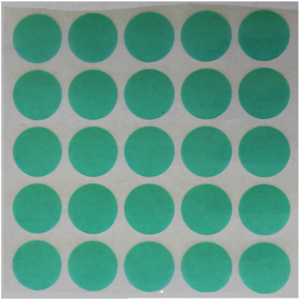 Itig Hi-temp Stickers Qty - Circle (530x795), Png Download