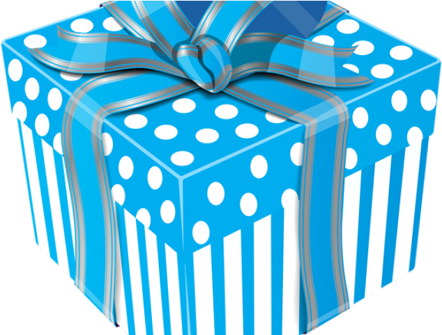 Birthday Present Clipart Wrapping A Present - Cute Gift Box Png (640x480), Png Download