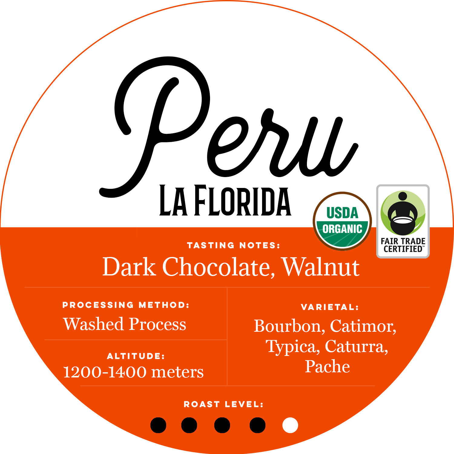 Peru - Fair Trade (1500x1500), Png Download