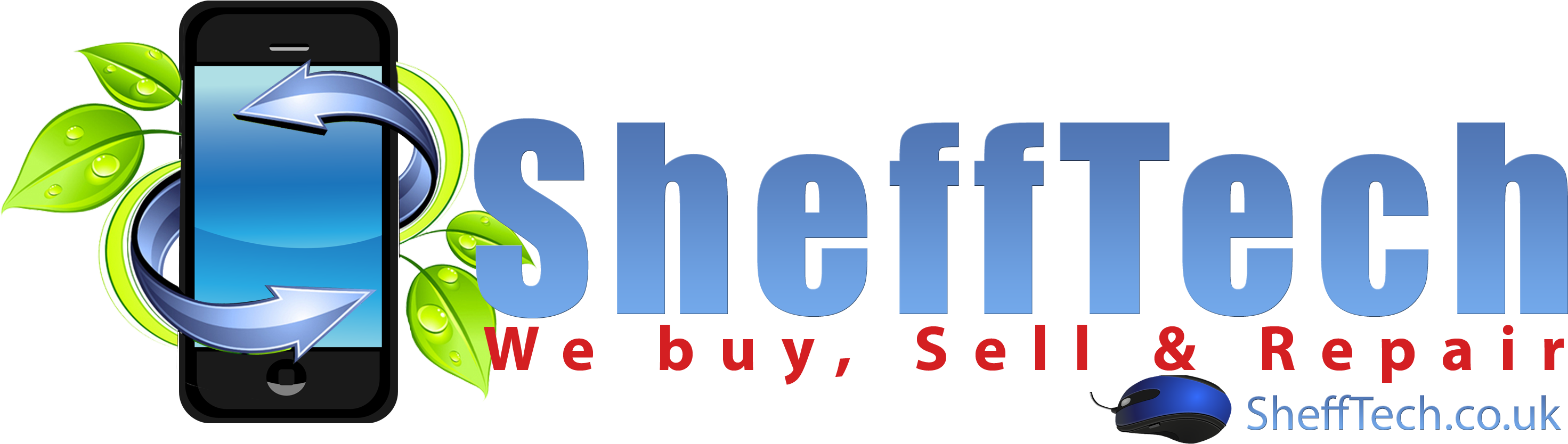 Shefftech Mobile Phone Computer Tablet Laptop Sat Nav - Smartphone (3000x1184), Png Download