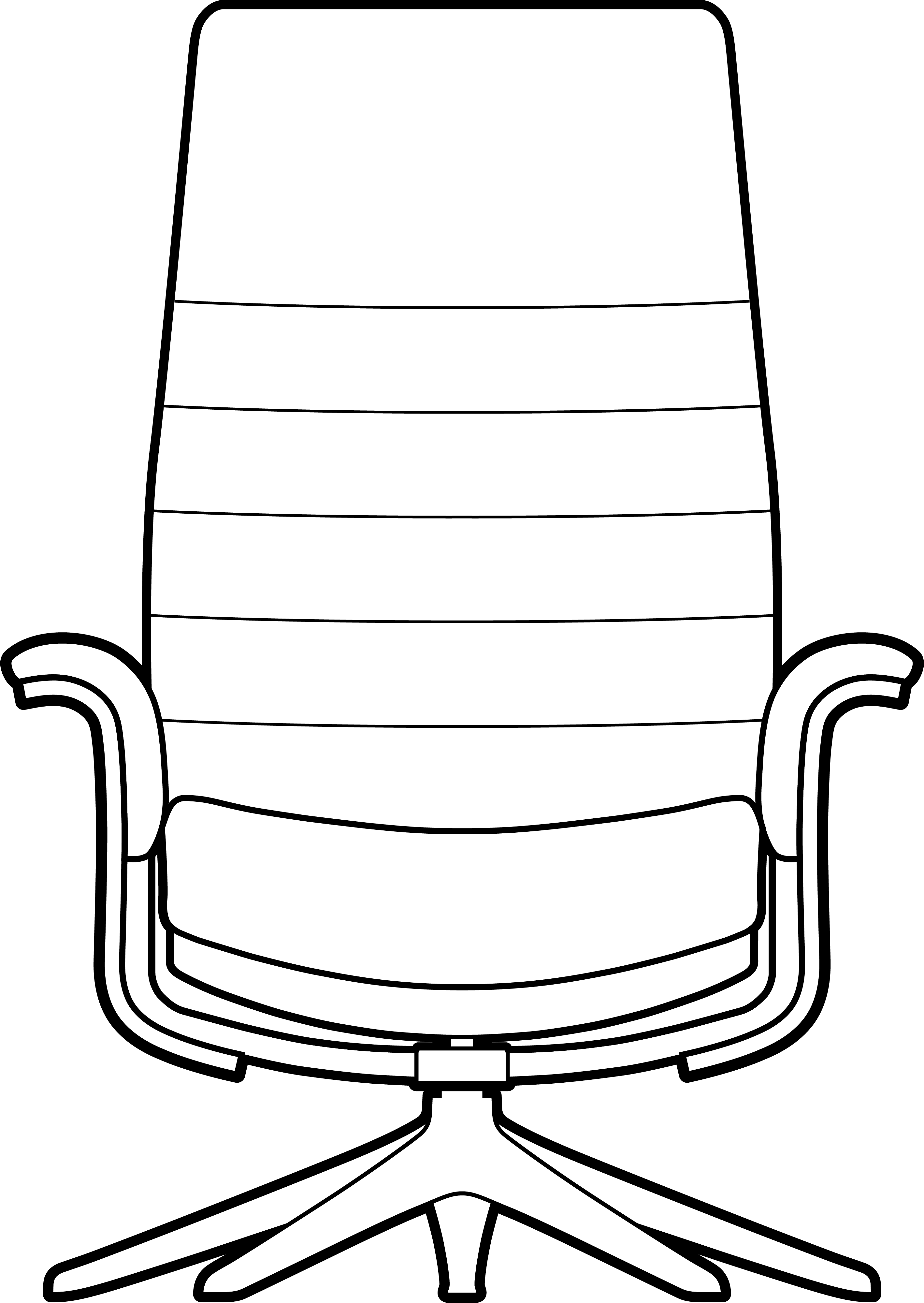 Sense Horizon Frontview - Office Chair (2836x3998), Png Download