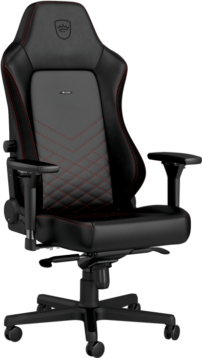 Swipe Left Or Right For 360° View - Noblechairs Hero Black Gold (450x710), Png Download