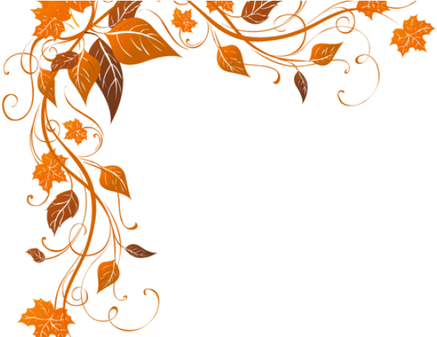 Decorations Clipart Autumn - Border Corner Frame Png (640x480), Png Download