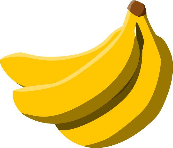 Small - Banana Png (600x513), Png Download