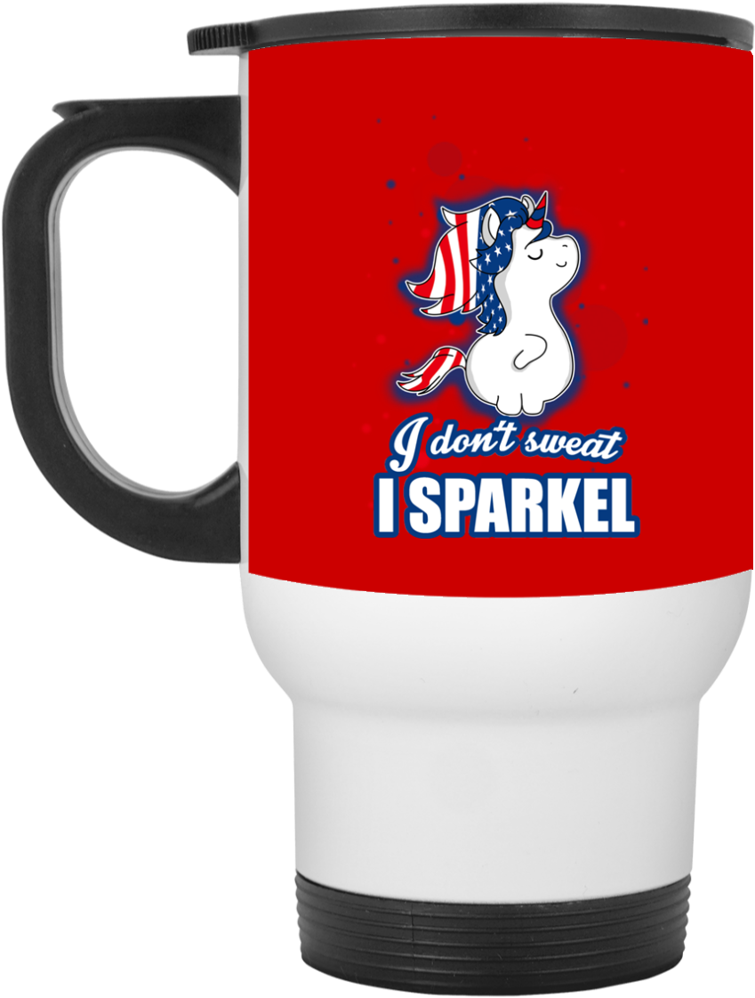 I Don't Sweat I Sparkle Mug - Mug (1155x1155), Png Download