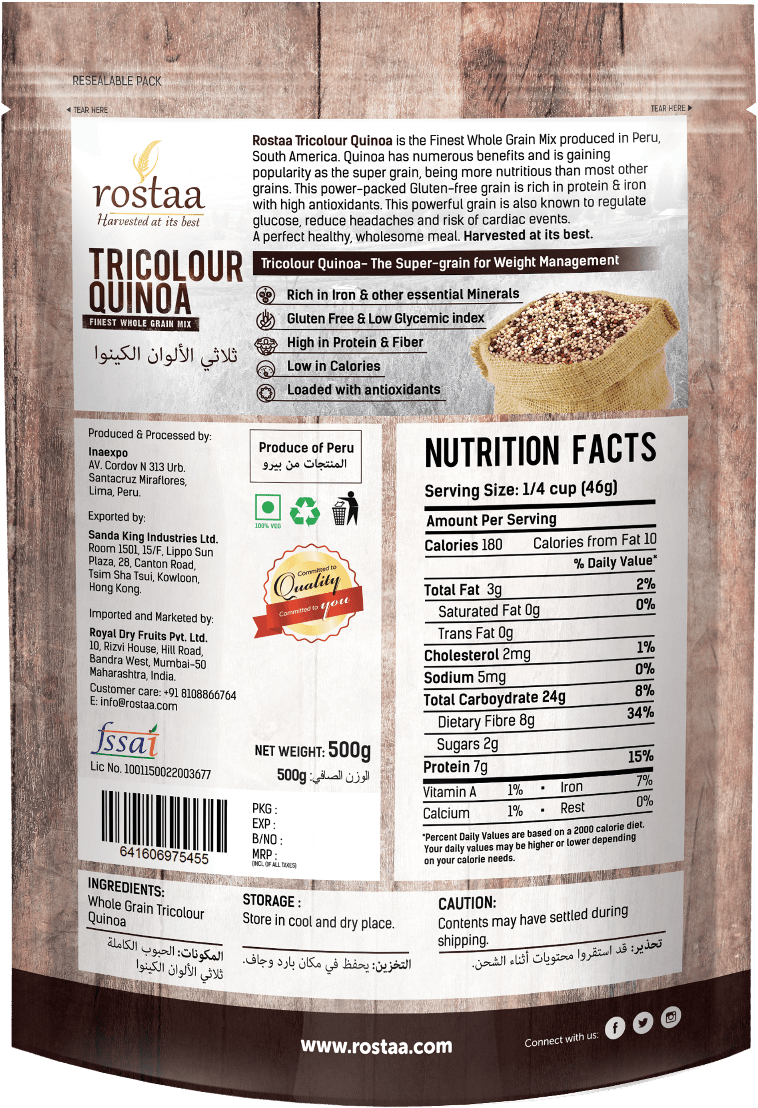 Tricolour Quinoa - Bratwurst (904x1200), Png Download