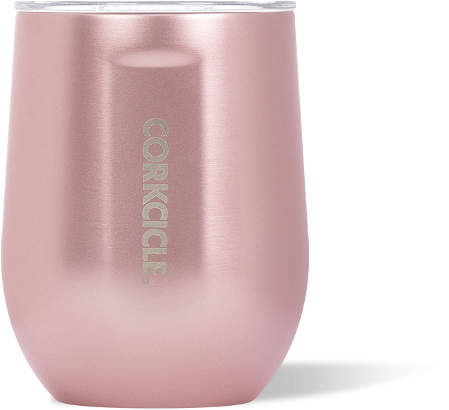Corkcicle Rose Metallic 12oz Stemless - Corkcicle Stemless (1245x1245), Png Download