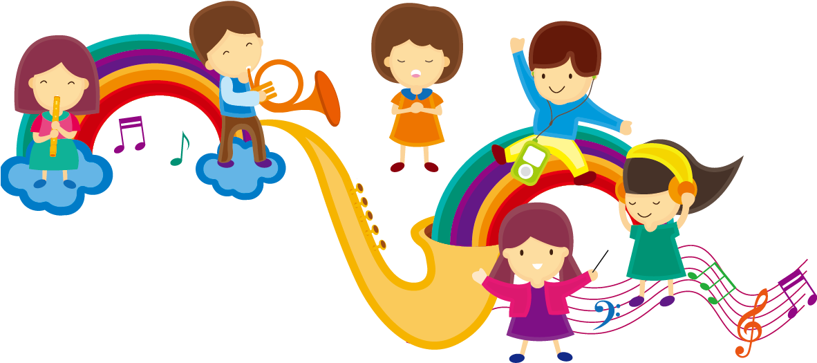 Childrens Music Cartoon Clip Art - Children's Day Music (1181x1181), Png Download