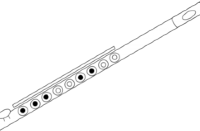 Flute Clipart Simple - Rohrer & Klingner Glass Dip Pen (640x480), Png Download